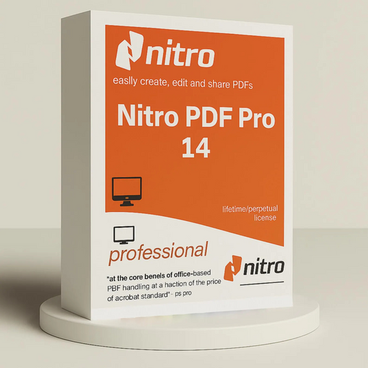 Nitro PDF Pro 14 – Full Lifetime License | Create, Edit &amp; Convert PDFs Professionally